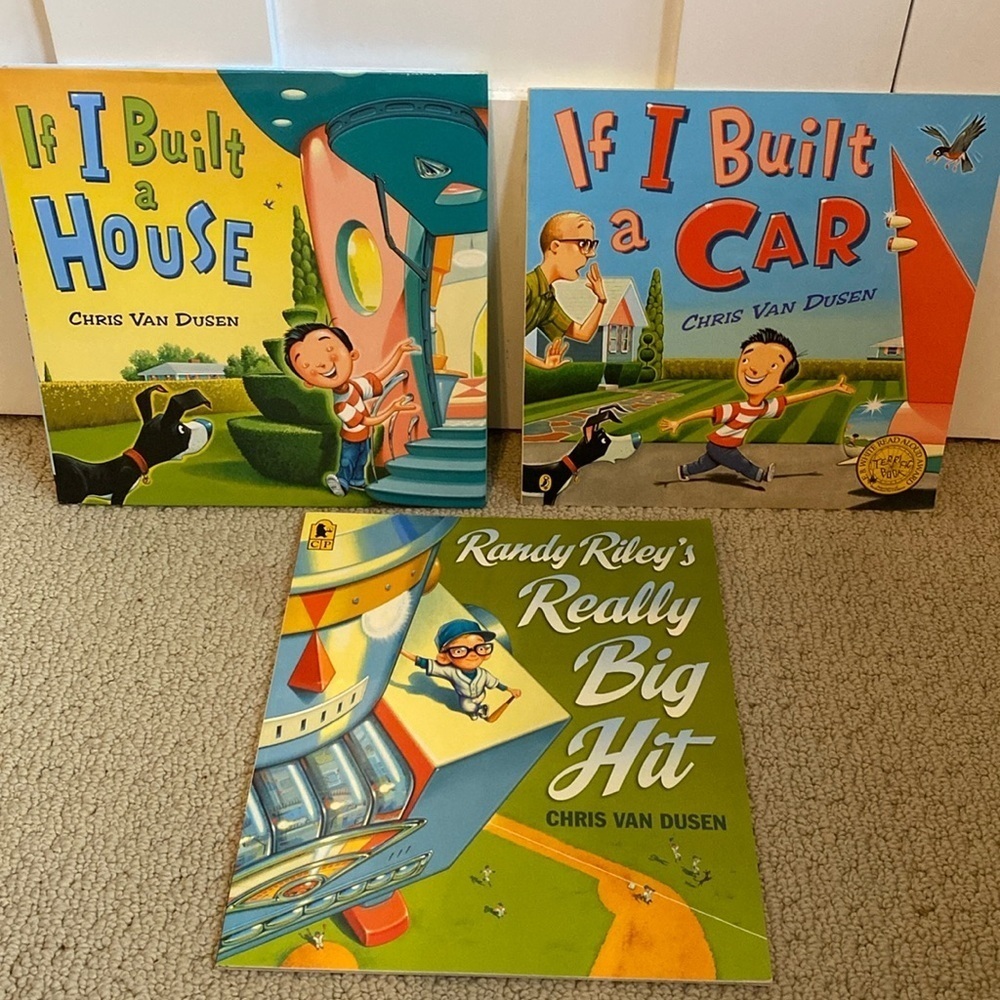 The cutest books!!!! 3x Chris Van Dusen Books